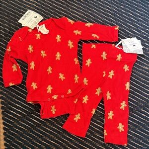 NWT Kate Quinn Christmas gingerbread outfit set